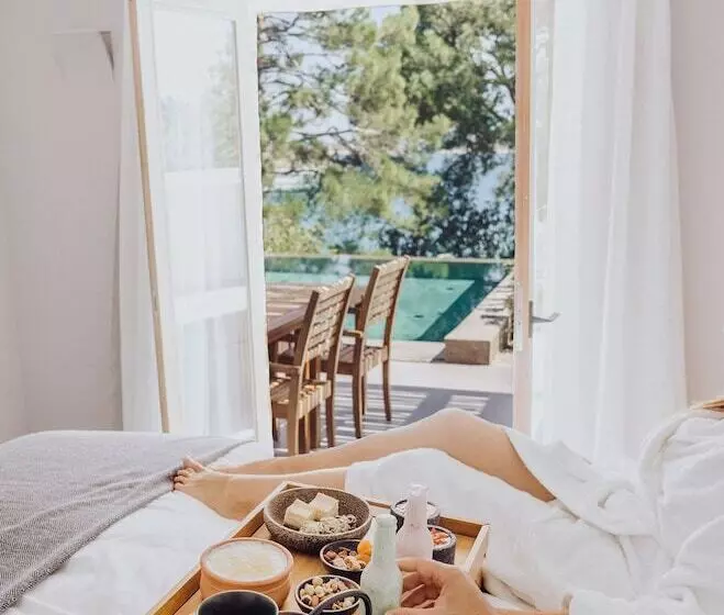 ツーベッドルーム　ヴィラ, Minos Beach Art Hotel, A Member Of Design Hotels