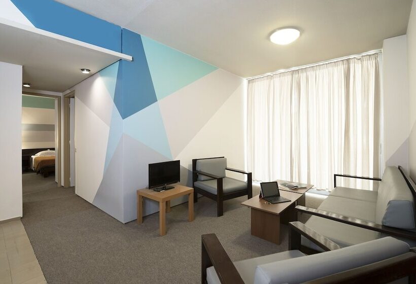 侧面带海景及2个卧室的公寓, Marina Alimos Hotel Apartments