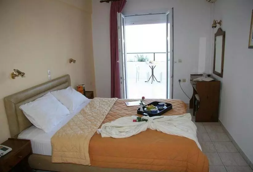 اتاق استاندارد یک نفره با چشم‌انداز دریا, Samos Bay Hotel By Gagou Beach
