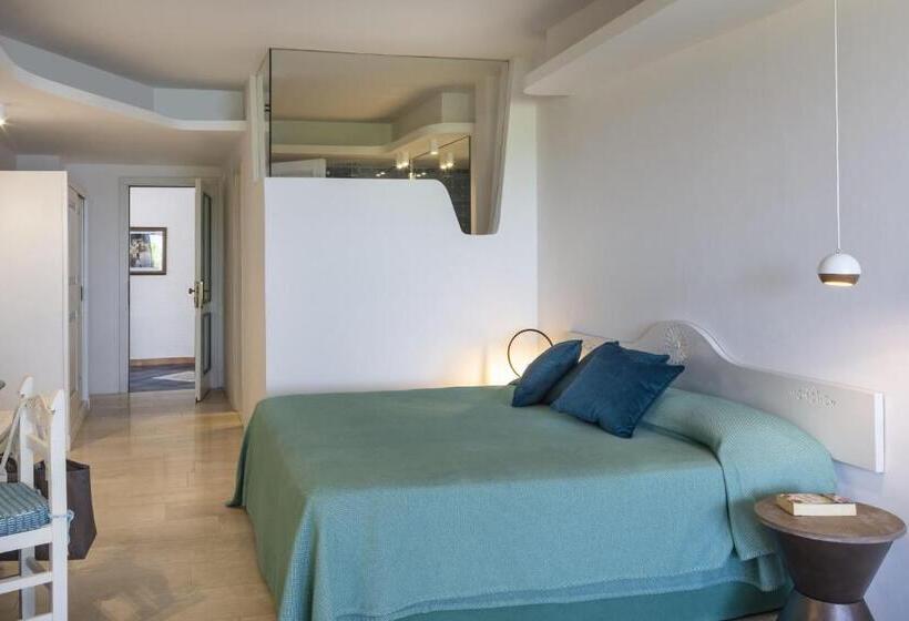 חדר דלוקס עם מרפסת נוף לים, La Bisaccia