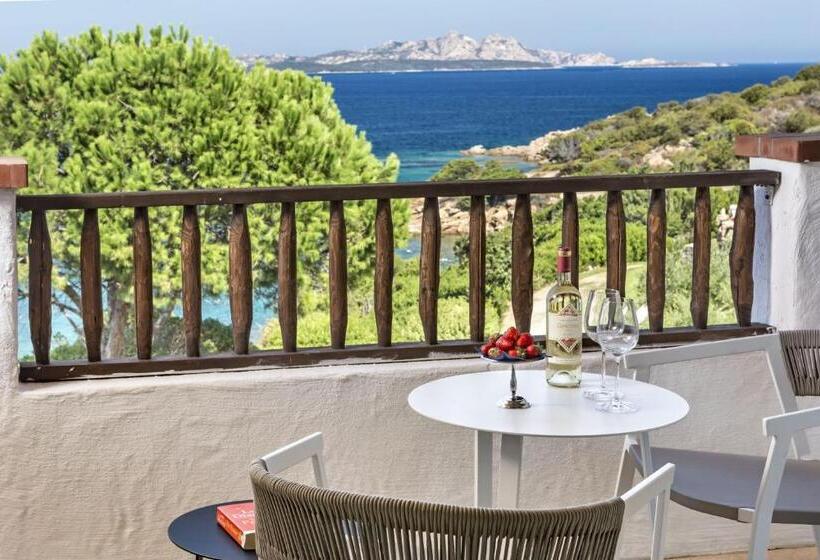 חדר דלוקס עם מרפסת נוף לים, La Bisaccia