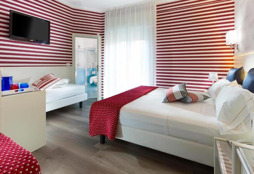 غرفة ديلوكس رباعية, Atlantic Riviera Mare