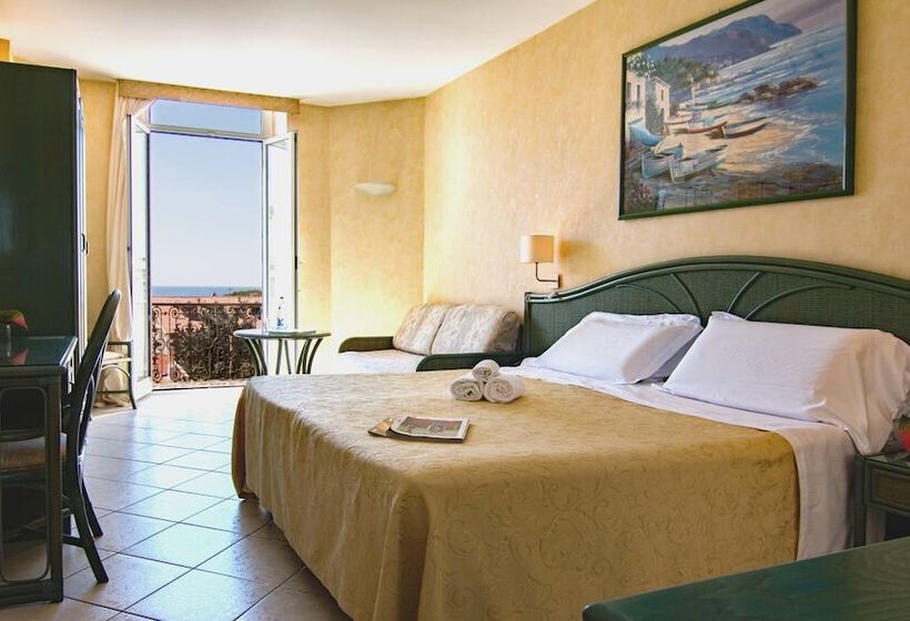 标准间侧面带海景, Albergo Belsoggiorno