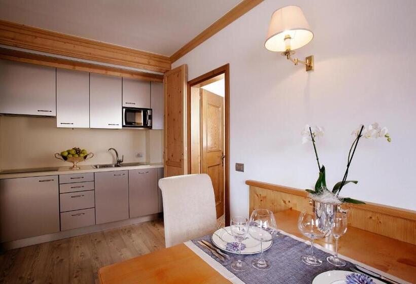 Апартаменты 2 Спальни, Parkhotel Ladinia