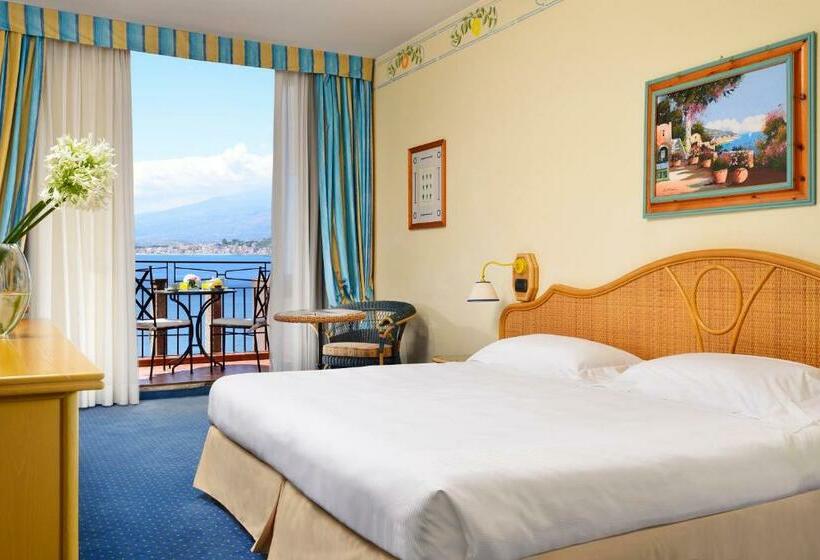 디럭스 룸 바다 전망, Unahotels Capotaormina