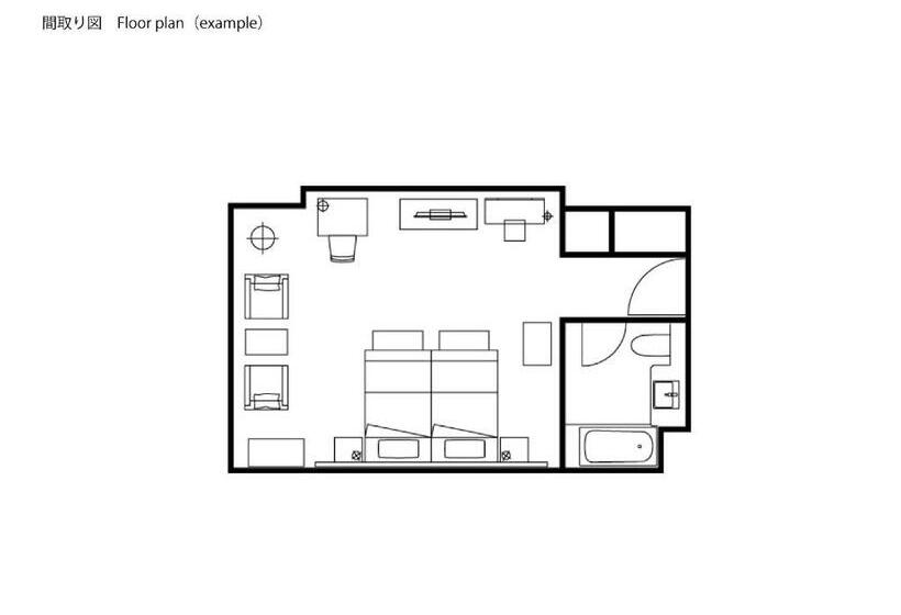 غرفة قياسية مزوَّدة بمطبخ, Fujiya