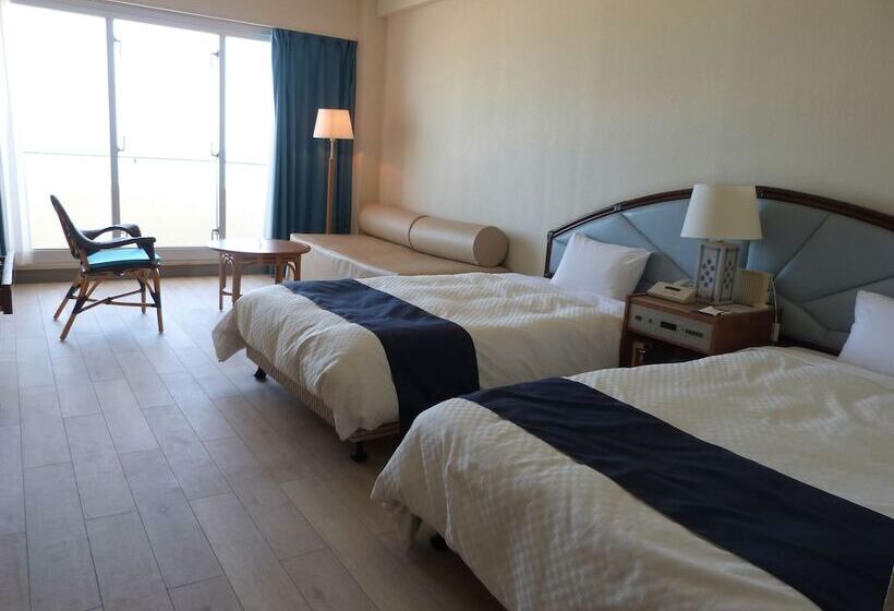 חדר דלוקס נוף לים, En Resort Kumejima Eef Beach