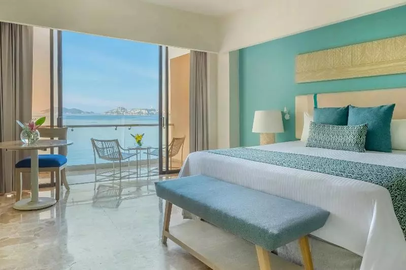 キングサイズベッドのジュニアスイート, Dreams Acapulco Resorts & Spa   All Inclusive