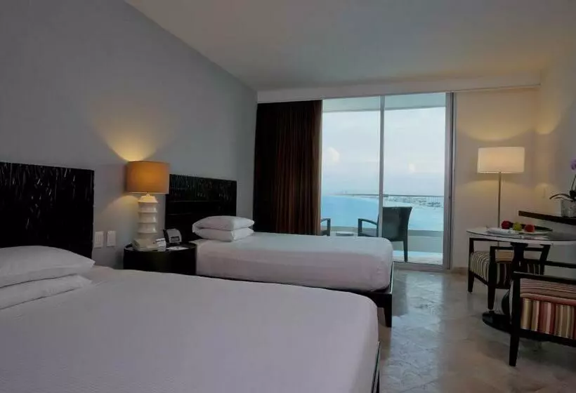 اتاق لوکس با چشم‌انداز دریا, Krystal Grand® Cancún - All Inclusive