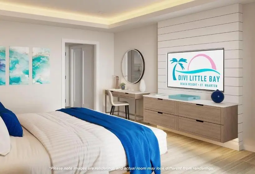 اتاق استاندارد با تخت بزرگ, Divi Little Bay Beach Resort