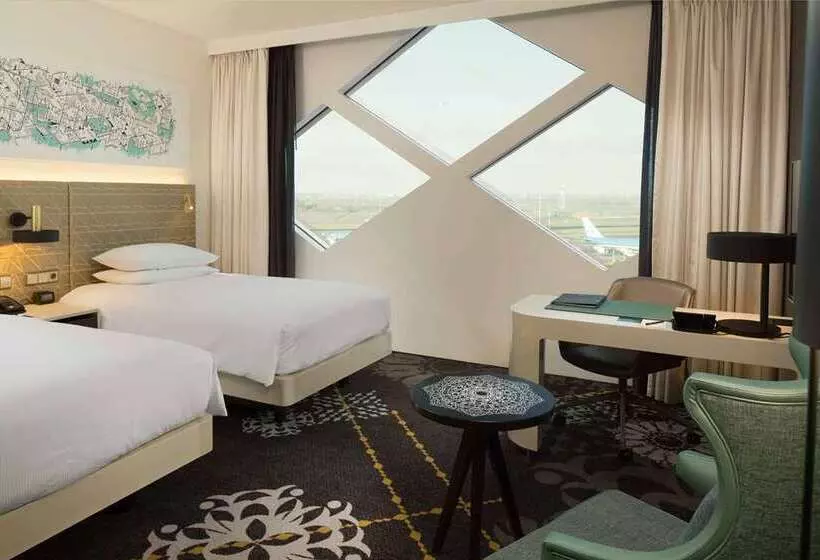 シングルデラックスルーム, Hilton Amsterdam Airport Schiphol