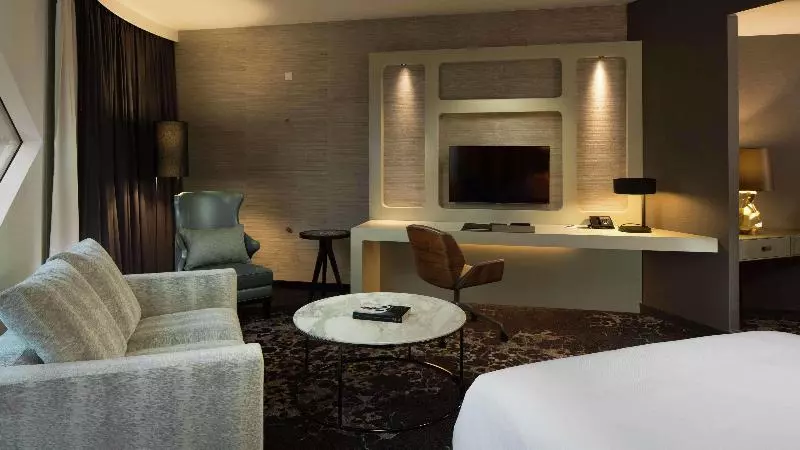 身障者適用キングサイズベッドルーム, Hilton Amsterdam Airport Schiphol