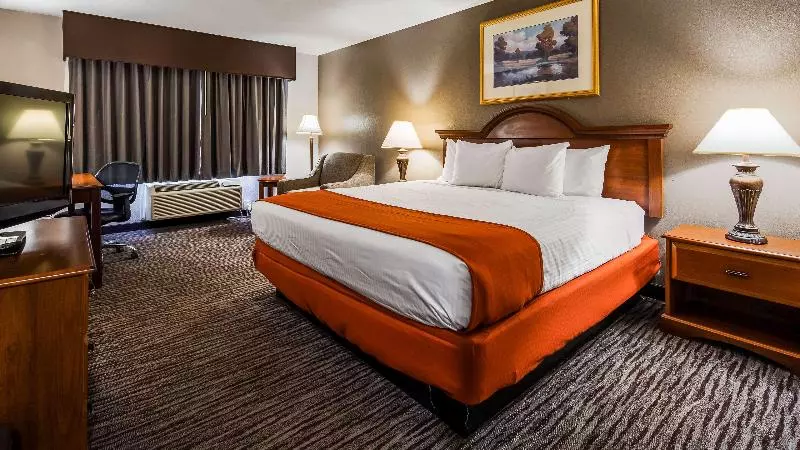 キングサイズベッドのスタンダードルーム, Best Western Gateway Adirondack Inn