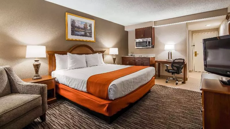 キングサイズベッドのスタンダードルーム, Best Western Gateway Adirondack Inn
