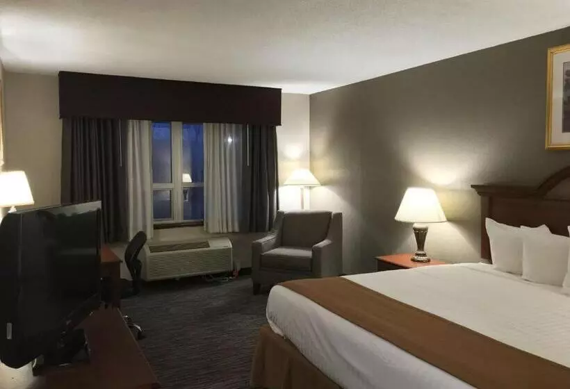 身障者適用キングサイズベッドルーム, Best Western Gateway Adirondack Inn