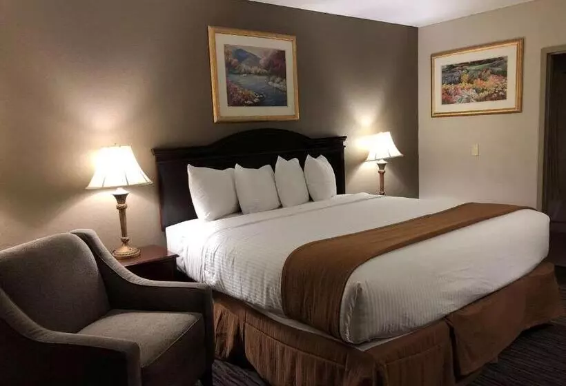 身障者適用キングサイズベッドルーム, Best Western Gateway Adirondack Inn