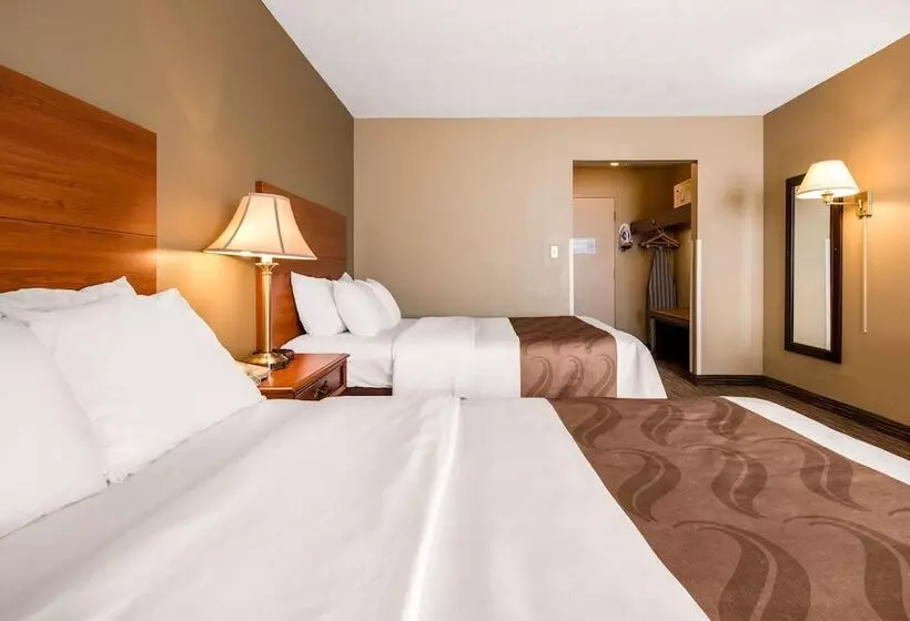 ２ダブルベッドのスタンダードルーム, Quality Inn & Suites New Castle
