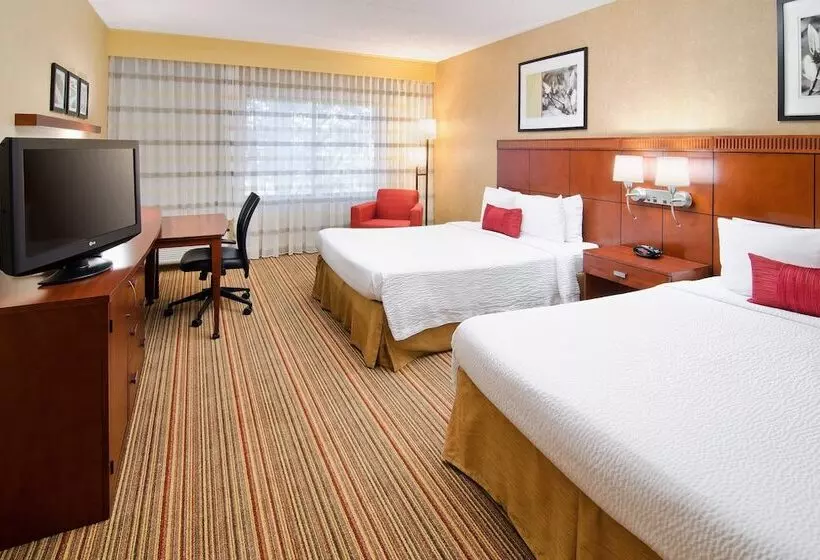 اتاق استاندارد با 2 تخت دوبل, Courtyard By Marriott Albuquerque Airport