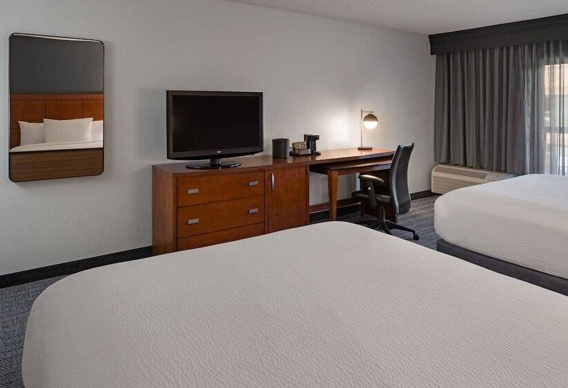 غرفه قياسيه سريرين مزدوجين, Courtyard Anaheim Buena Park