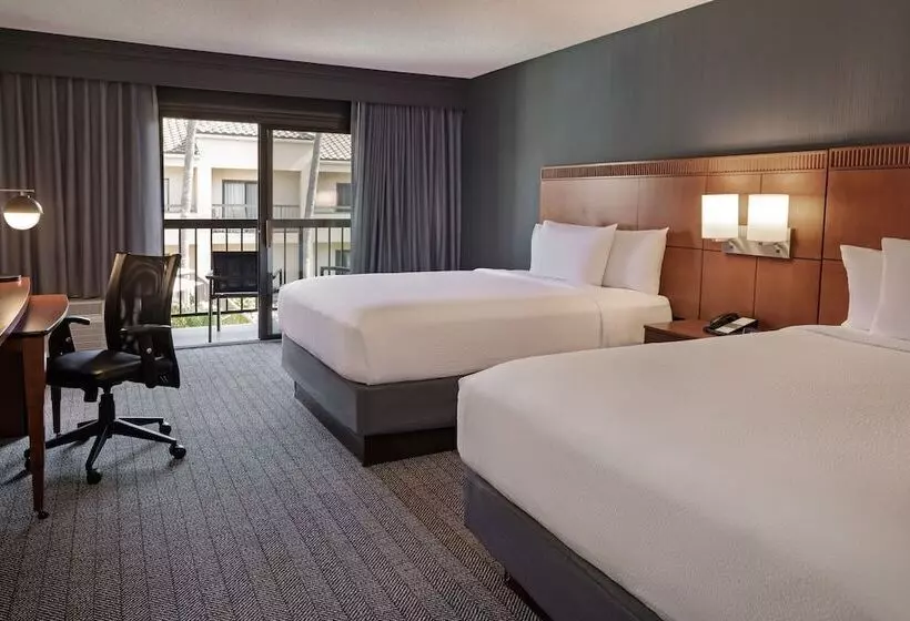 اتاق استاندارد با 2 تخت دوبل, Courtyard Anaheim Buena Park
