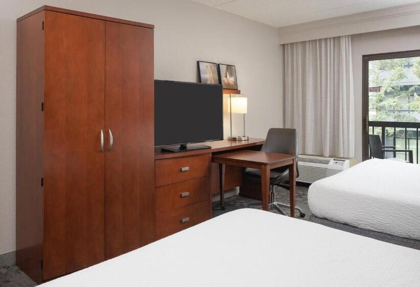 اتاق استاندارد با 2 تخت دوبل, Courtyard Chicago Wood Dale/itasca