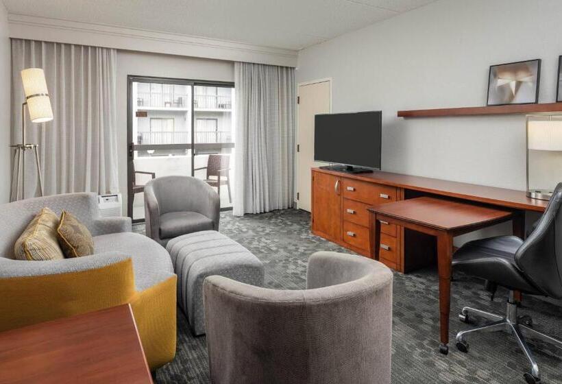 Suite met Kingsize Bed, Courtyard Chicago Wood Dale/itasca