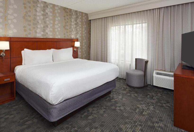 سوئیت با تخت بزرگ, Courtyard Chicago Wood Dale/itasca