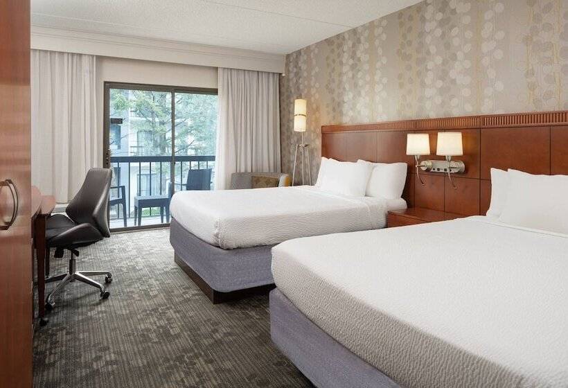 اتاق استاندارد با 2 تخت دوبل, Courtyard Chicago Wood Dale/itasca
