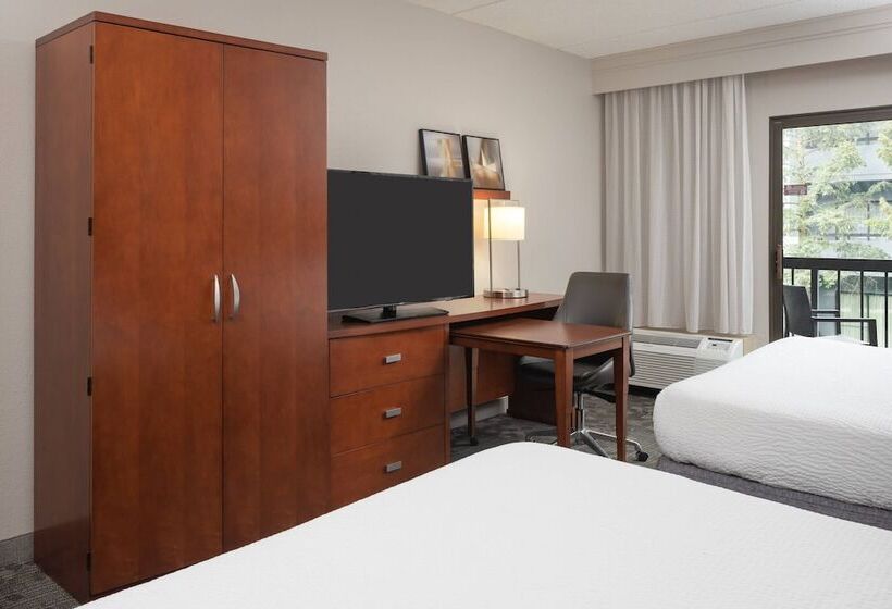 Standaardkamer met 2 Tweepersoonsbedden, Courtyard Chicago Wood Dale/itasca