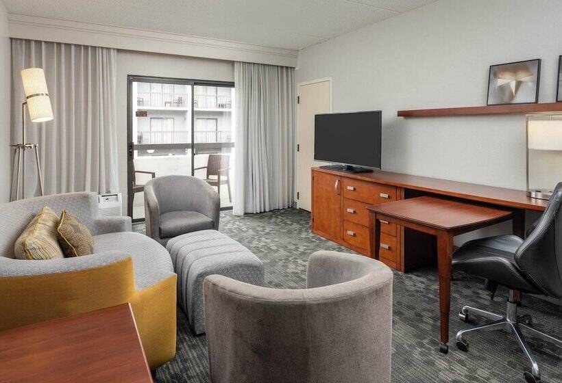 سوئیت با بالکن, Courtyard Chicago Wood Dale/itasca