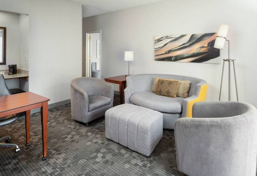 سوئیت با بالکن, Courtyard Chicago Wood Dale/itasca