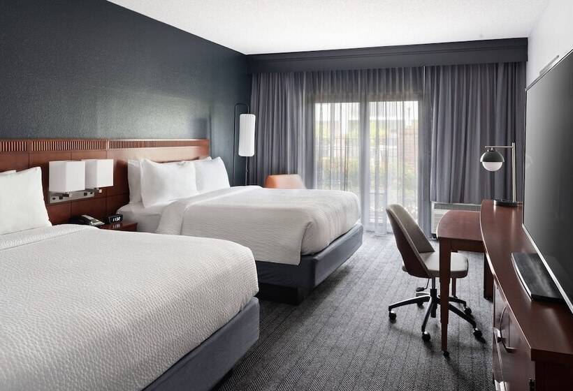 ２ダブルベッドのスタンダードルーム, Courtyard By Marriott West Palm Beach