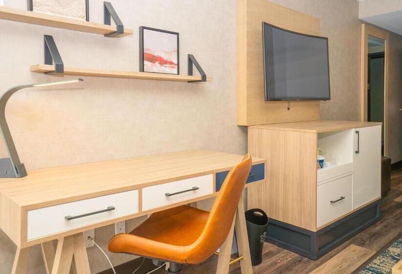 带大床的标准间, Four Points Marriott Salt Lake City Airport