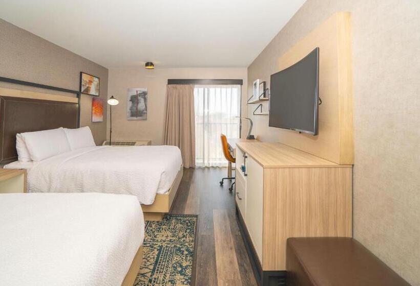 带2个双人床的标准工作室, Four Points Marriott Salt Lake City Airport