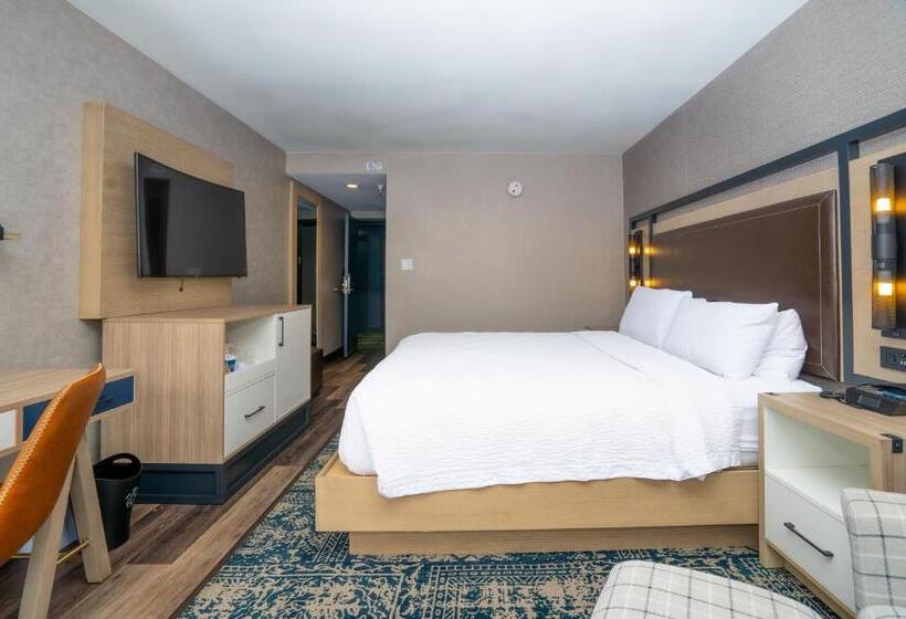 带大床的标准间, Four Points Marriott Salt Lake City Airport