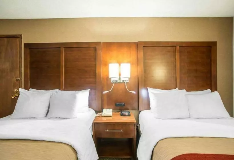 ２ダブルベッドのスタンダードルーム, Quality Inn & Suites Boonville   Columbia