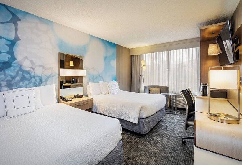 Номер Стандарт 2 Двуспальные Кровати, Courtyard By Marriott Riverside Ucr/moreno Valley Area