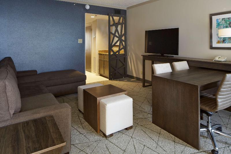 מיטת קינג בסוויטה, Embassy Suites By Hilton Atlanta Galleria