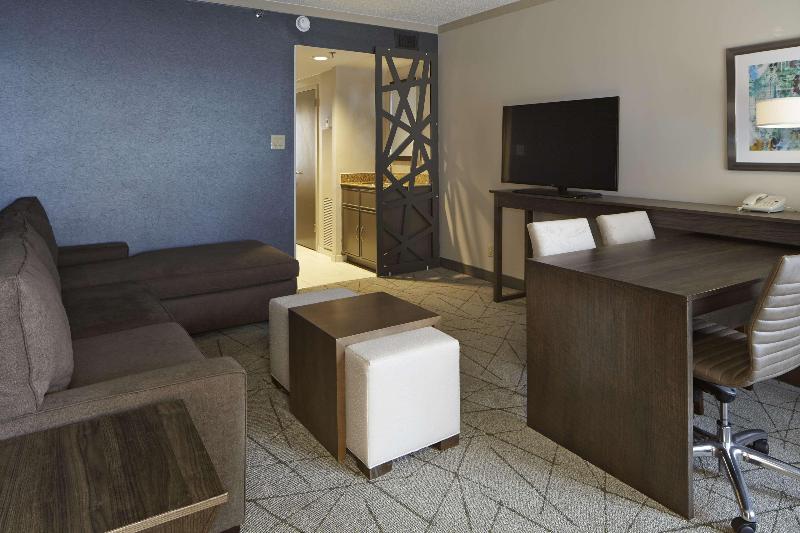 מיטת קינג בסוויטה, Embassy Suites By Hilton Atlanta Galleria