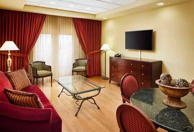 سوئیت با تخت بزرگ, Embassy Suites By Hilton Indianapolis Downtown