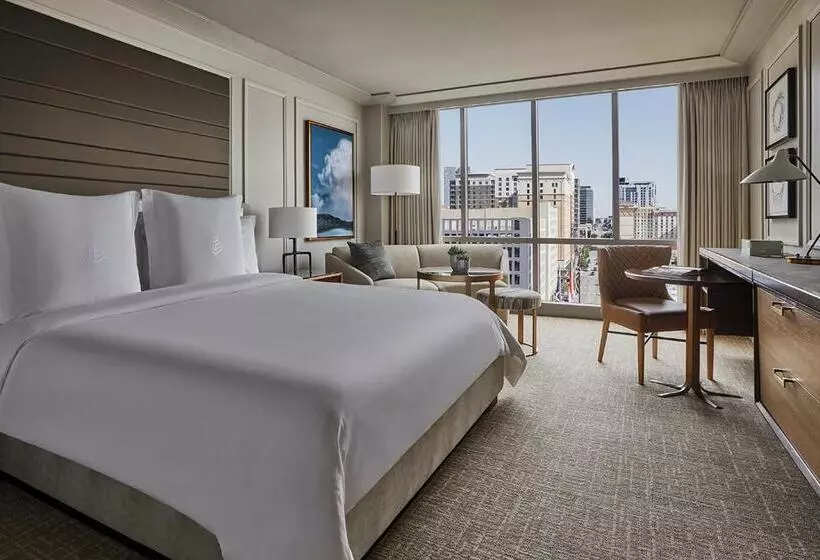 اتاق دلوکس با تخت کینگ و چشم‌انداز شهر, Four Seasons Hotel Austin