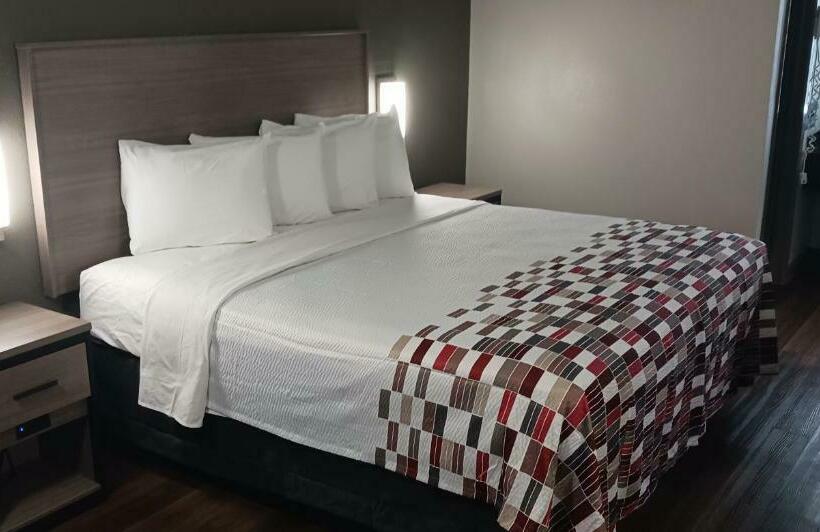 디럭스 룸 킹사이즈 침대, Red Roof Inn Fort Worth West