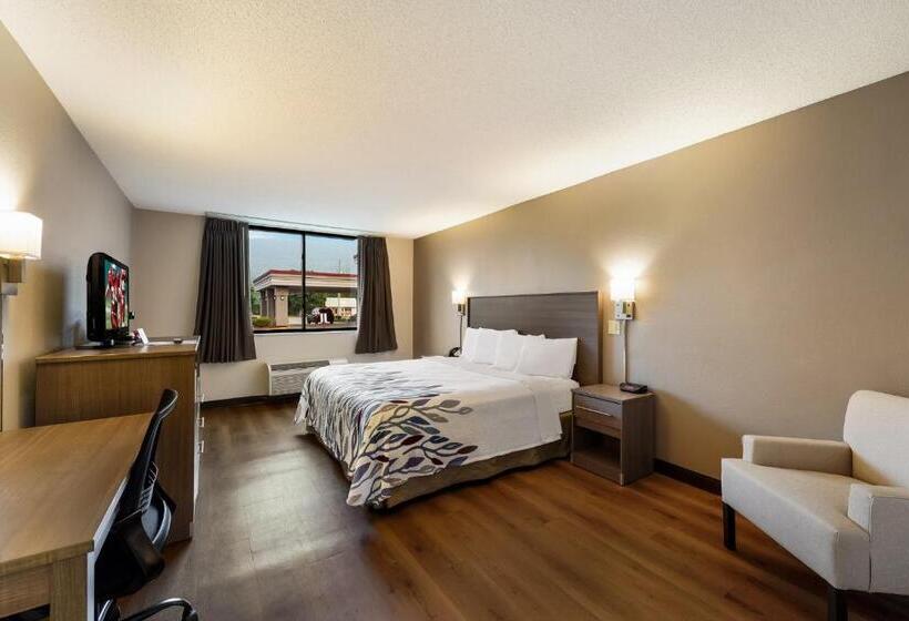 غرفة ديلوكس سرير كينج, Red Roof Inn Painted Post