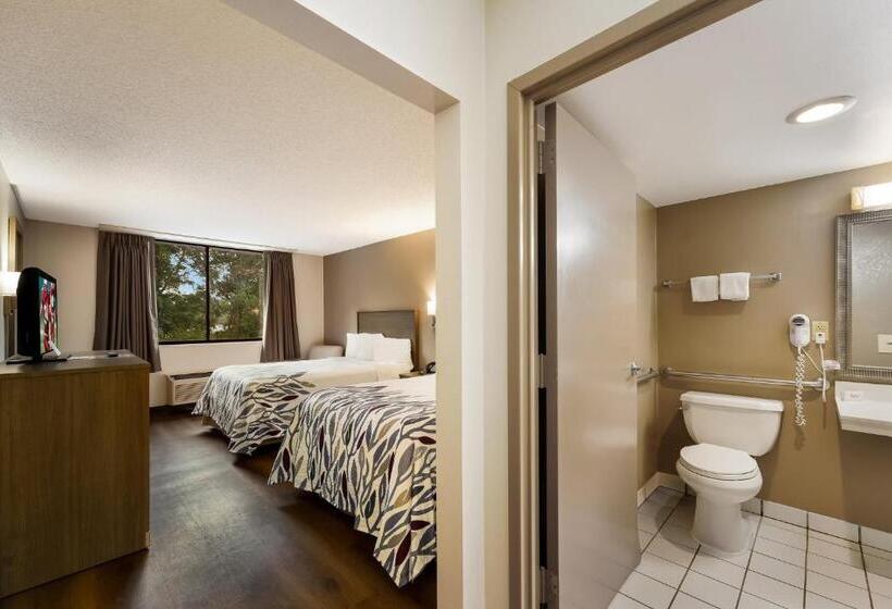 غرفة ديلوكس لذوى الاحتياجات الخاصة, Red Roof Inn Painted Post