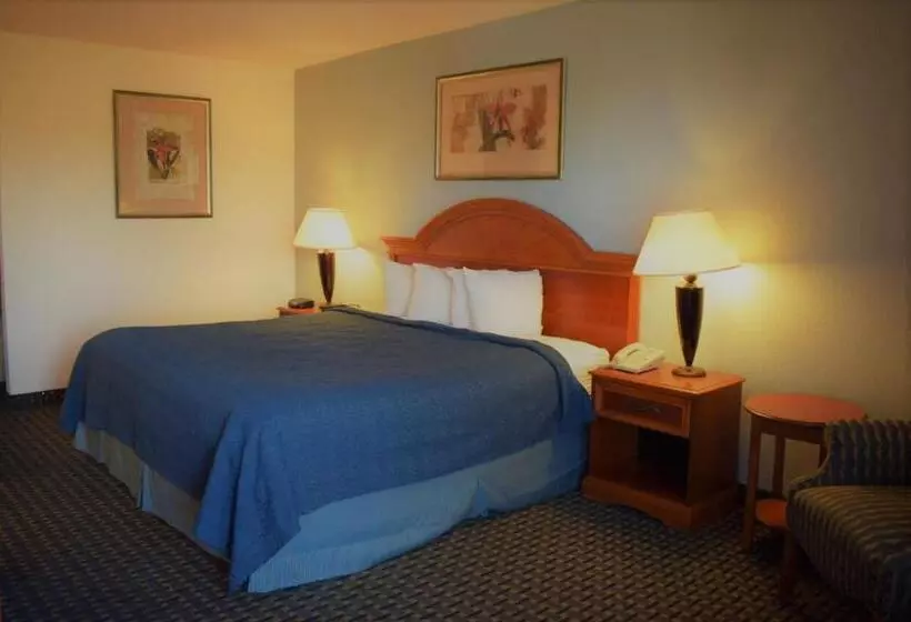 キングサイズベッドのスタンダードルーム, Texas Inn & Suites Denton