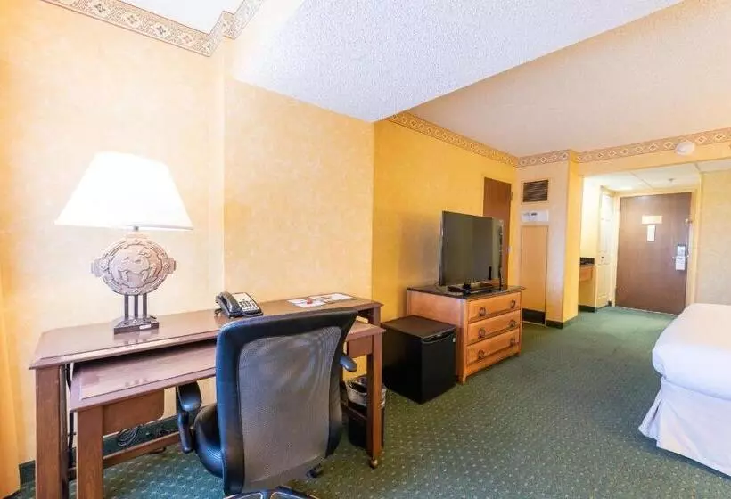 キングサイズベッドのスタンダードルーム, Albuquerque Marriott Pyramid North