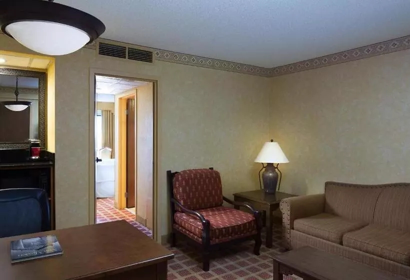 キングサイズベッドのスイートルーム, Albuquerque Marriott Pyramid North