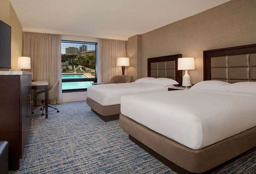 غرفه قياسيه سريرين مزدوجين, Hilton Tampa Downtown