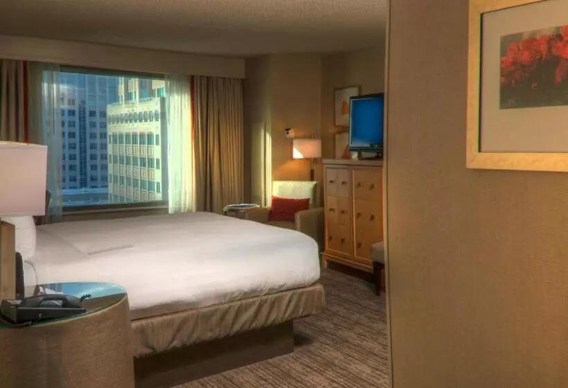 キングサイズベッドのデラックスルーム, Hyatt Regency Reston