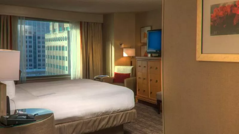 キングサイズベッドのスタンダードルーム, Hyatt Regency Reston